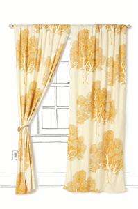   536 Anthropologie Buttonwood Curtain TWO Panels 84 by Thomas Paul New