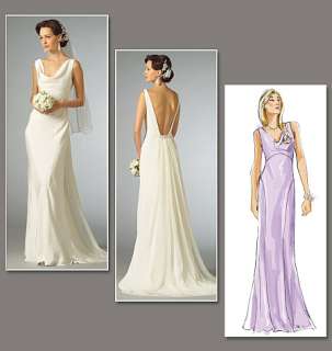 Vogue PATTERN 2965 BRIDAL GOWN Lo Back Train 16 18 20  