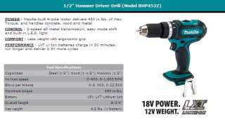  Makita LXT406 18 Volt LXT Lithium Ion Cordless 4 Piece 