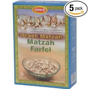 Osem Matzah Farfel (Kosher for Passover), 16 Ounce Boxes (Pack of 5)