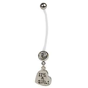   Its a Girl Pregnancy Belly Ring   