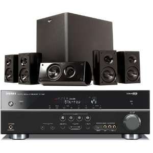  Yamaha RX V467BL and Klipsch HDT 300 Home Theater Package 