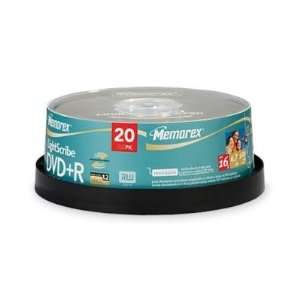 Memorex Products, Inc   32024708   Memorex LightScribe 16x DVD+R Media 