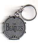 Beatles Metal Logo Drum Head Keychain K 2619 E