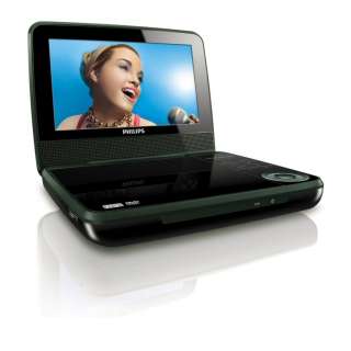 New Philips PET741B/37 7 Portable DVD Player LCD Black  