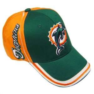 NFL OFFICIAL REEBOK MIAMI DOLPHINS COTTON HAT CAP GREEN  