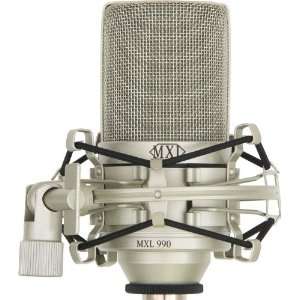  MXL MXL 990 Condenser Microphone with Shockmount Musical 