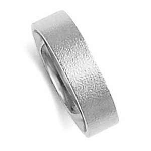 Brushed Finish Wedding Band Ring in 8.0 Millimeters in Palladium 950 