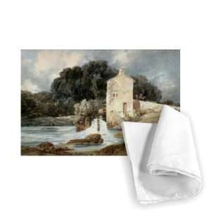  The Abbey Mill, Knaresborough, c.1801 (w/c   Tea Towel 