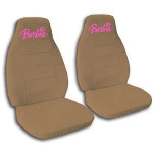  2 brown barbie front seat covers. 2001 Mini Cooper, please 