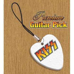  Kiss Mobile Phone Charm Bass Guitar Pick Both Sides 