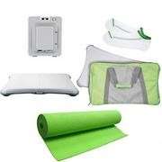 in 1 Bundle (Green) For Nintendo Wii Fit  