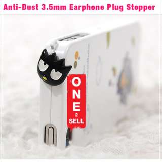 Anti Dust Stopper 3.5mm Earphone Jack Plug Cap for iPhone 4 / 4S 