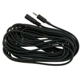 50 FT 3.5mm Stereo Plug to Jack M/F Extension Cable NEW  