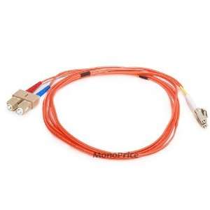 Monoprice Fiber Optic Cable, LC/SC, Multi Mode, Duplex   2 meter (62.5 