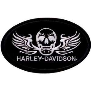 Harley Davidson Motorcycles Patch Soldier Skull Wings For Jacket Vest 