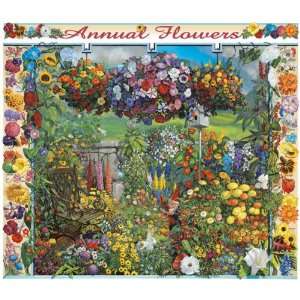  White Mountain Puzzles Annual Flowers Toys & Games