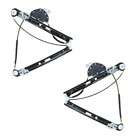 BMW E46 Power Window Regulator no Motor   Front PAIR