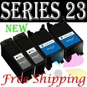   Dell series 23 T105N Black T106N Color printer ink cartridge for V515w
