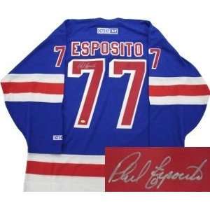  Phil Esposito New York Rangers NHL Hand Signed Authentic CCM 