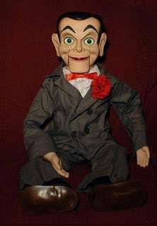   Ventriloquist doll EYES FOLLOW YOU Dummy Slappy prop creepy puppet