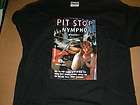 Pit Stop Nympho pulp fiction Medium mens used t shirt black