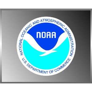  National Oceanic and Atmospheric Noaa Vinyl Decal Bumper 