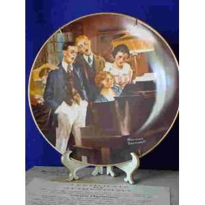  Norman Rockwell Close Harmony Plate