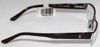 New Authentic Polo Ralph Lauren 1058 9013 Unisex Eyeglass Frames Made 