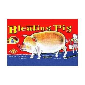  Bleating Pig 20x30 poster