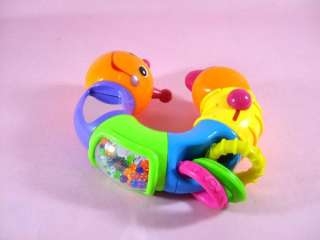   Baby Pram Crib Toy Activity Twist and Turn Caterpillar Rattles  