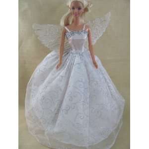  Barbie Doll Dress with Angel Wing Fits 11.5 Barbie Dolls (No Doll 
