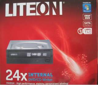 Package Content  LiteOn iHAS524 T32B + Software Disc + User Guide 