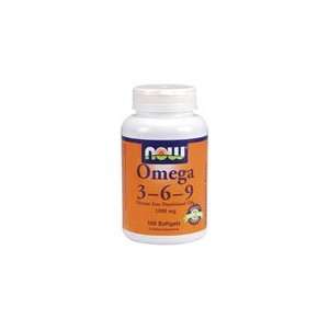 Omega 3 6 9 by NOW Foods   Natural Foods (250 Softgels)