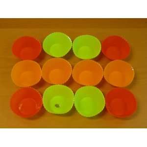  Silicone Cupcake Cups Set of 12 