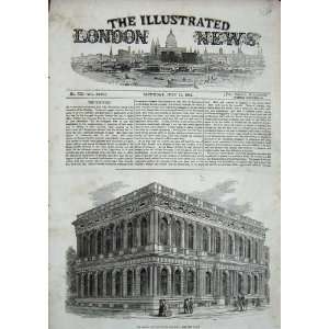  1855 Carlton Club House Pall Mall London Architecture 