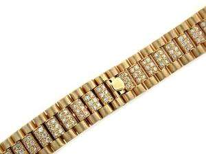 LADIES PRESIDENT DIAMOND WATCH BAND FOR ROLEX 13MM  