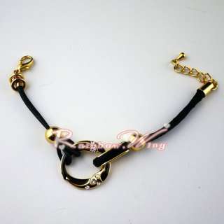 Sale 18K (Rose) Gold Swarovski Crystal GP Rope Bracelet  