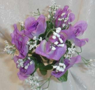 Roses ~ LILAC LAVENDER ~ Silk Wedding Flowers Bouquets Centerpieces 