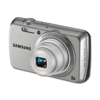 Samsung PL20 (Silver) 2.7 LCD 5x Zoom HD Videos Digital Camera EC 