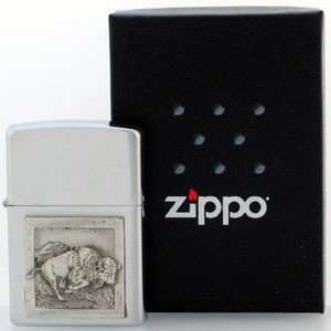  Wildlife Zippo Lighter   Bison