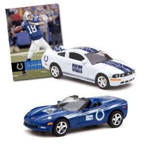   NFL Corvette & Mustang GT with Peyton Manning Trading Card Sports
