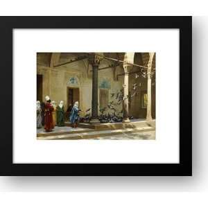  Harem Women Feeding Pigeons In A Courtya 18x16 Framed Art 