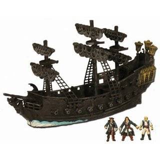 Pirate Fleet Black Pearl w/ Jack Sparrow, Will Turner & Gibbs micro 