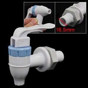   White Blue Plastic Tap Faucet for Water Dispenser