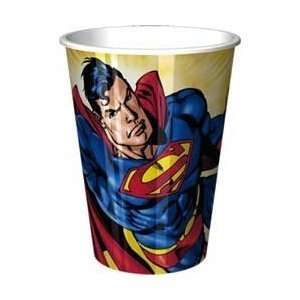  11 SUPERMAN PLASTIC CUPS BIRTHDAY PARTY (STADIUM STYLE 