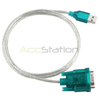 USB to RS232 DB9 Serial Port Cable Adapter For PDA  