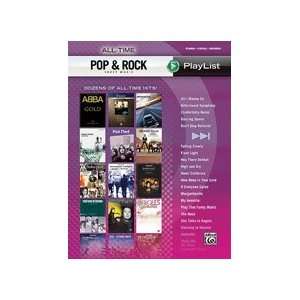  All Time Pop & Rock Hits Sheet Music Playlist   P/V/G 