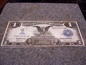 1899 ONE DOLLAR SILVER CERTIFICATE LARGE NOTE  
