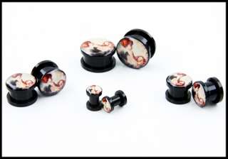 Pair of Baby Angel Acrylic EAR PLUGS GAUGES (PICK SIZE)  
